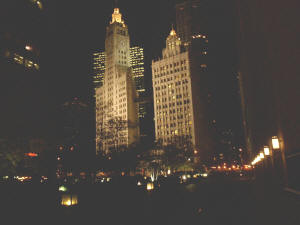 Wrigley at Night